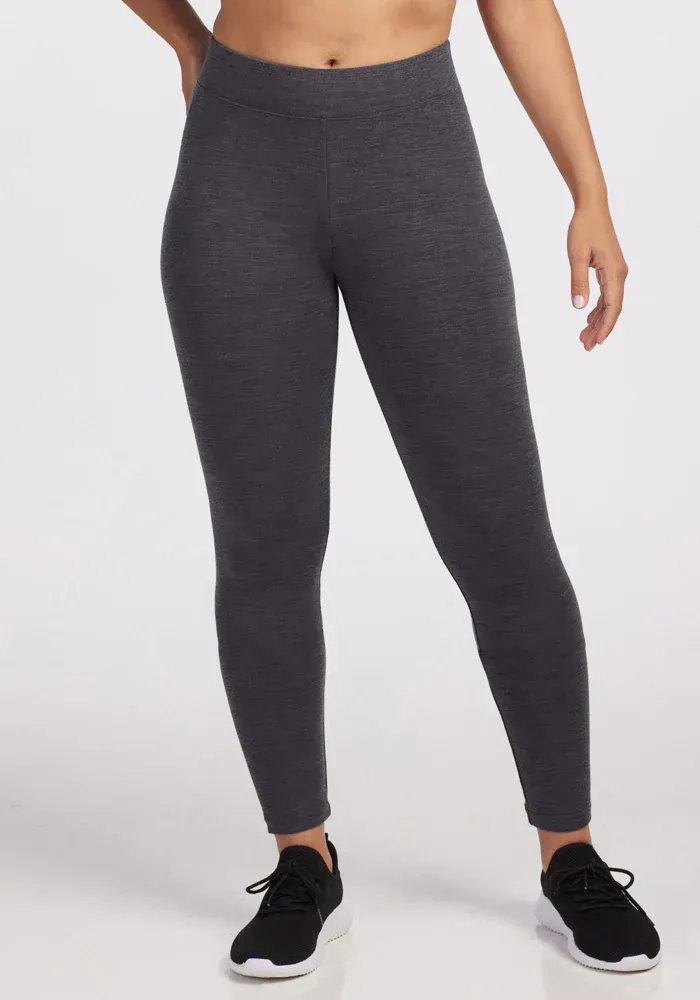 Cold Weather Leggings with Pockets for Petite Women | Merino Wool