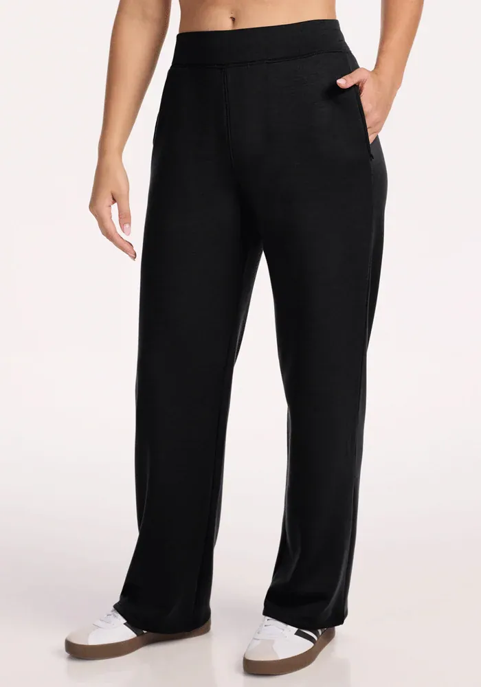 Women's Straight-Leg Merino Wool Lounge Pants | Soft, Baggy & Warm