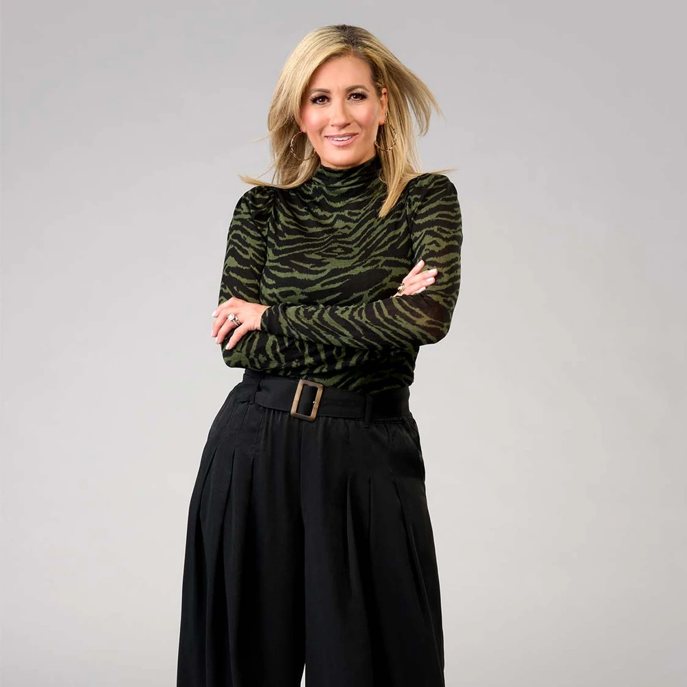 Isaac Mizrahi Live! Apres V-Neck Cable Stitch Sweater with Stones